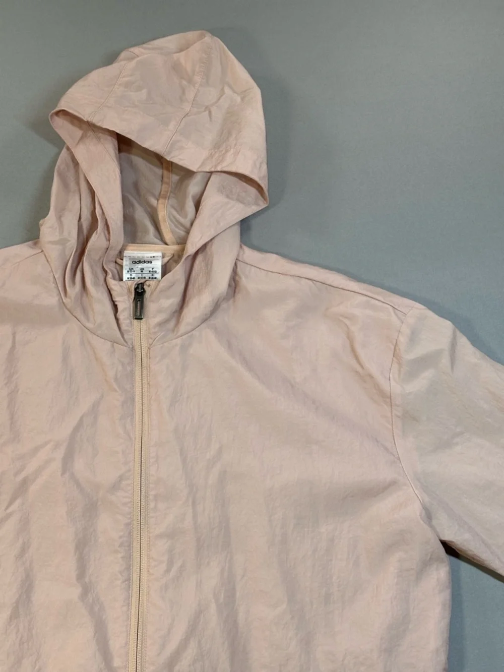 Adidas x Zoe Saldana Hooded Windbreaker Jacket, Full Zip - Womens Medium - Picture 3 of 16